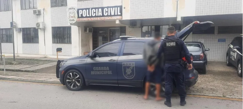 Foragido do Sistema Prisional é Preso por Guarda Municipal de São José durante Patrulhamento