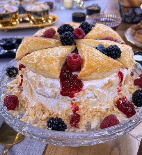 Torta Napoleão com Geleia de Framboesa: Receita Ana Maria Braga 23 de Outubro