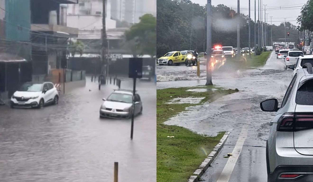Chuva Causa Transtornos e Pontos de Alagamentos na Grande Vitória - Vídeo