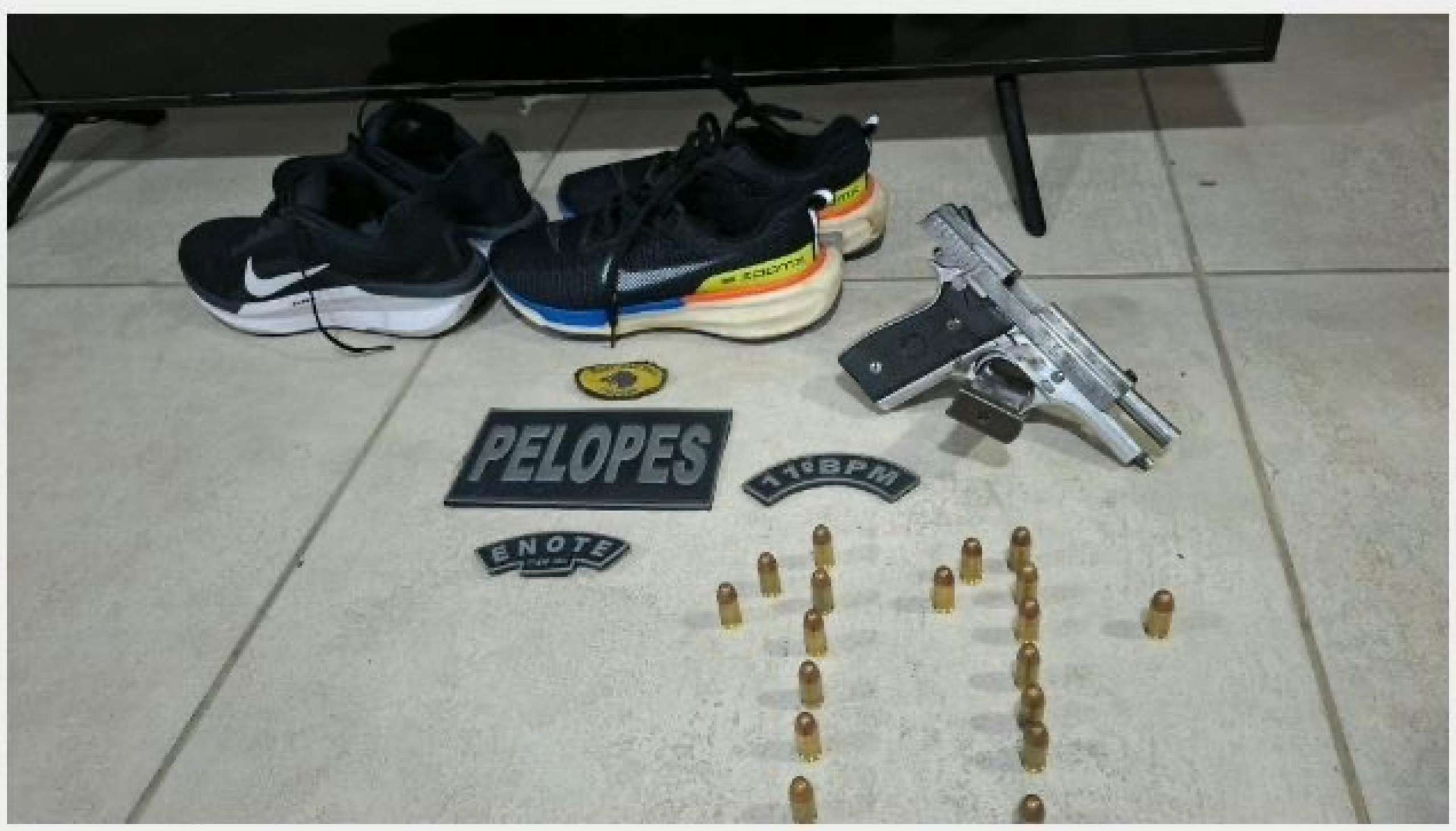 Suspeito de Furto Preso: PMs Apreendem Arma e Drogas