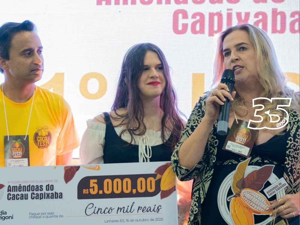 Finalista de Linhares no Concurso Nacional de Cacau Especial