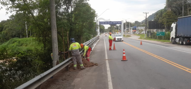Obras de Manutenção e Melhorias na RJ-116 pela Rota 116